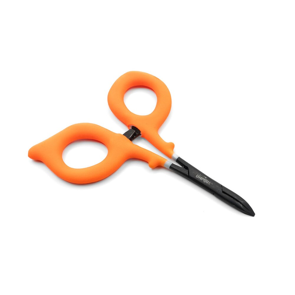 Umpqua Rivergrip PS Clamp 5" Curved in Hot Orange